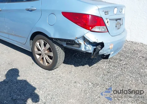 2012 Hyundai Accent Gls from USA, damaged, VIN KMHCU4AE0CU166613